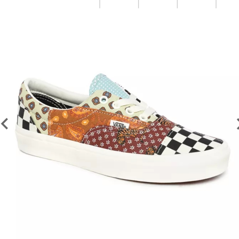 🆕Vans | Vans Era Tiger Patchwork Sneakers Size 6 women's 4.5 mens